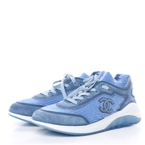 baby blue chanel sneakers